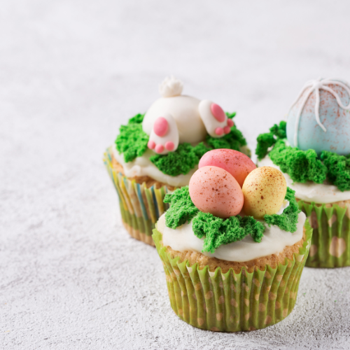 Marshmallow Easter Flower Cupcakes: A Springtime Delight